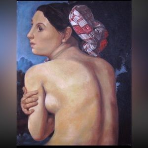 High quality print of a master copy oil painting - Jean Auguste Dominique Ingres